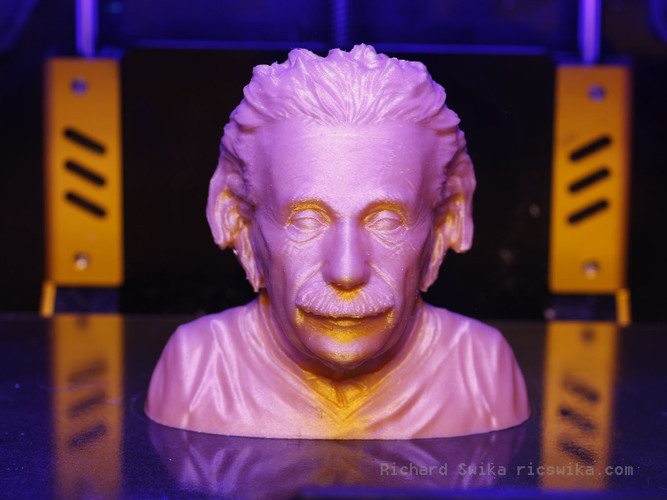 Einstein Bust (14K) 3D Print 65575
