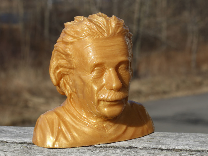 Einstein Bust (14K) 3D Print 65578
