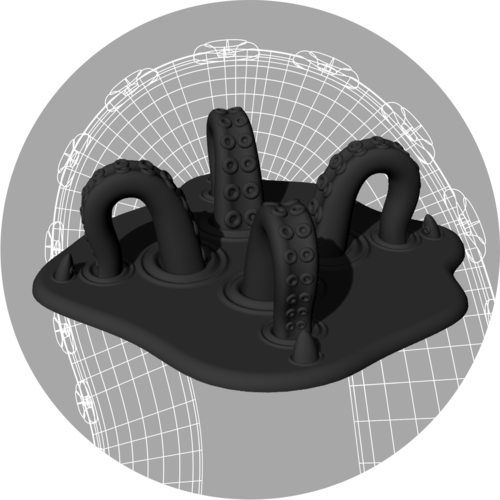 Release the Kraken - Eggcup 3D Print 65582