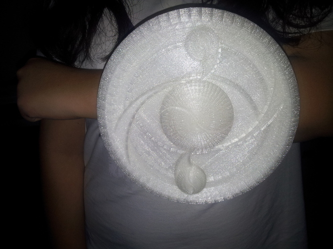 Homura shield unwearable    is now wearable :D  3D Print 65599