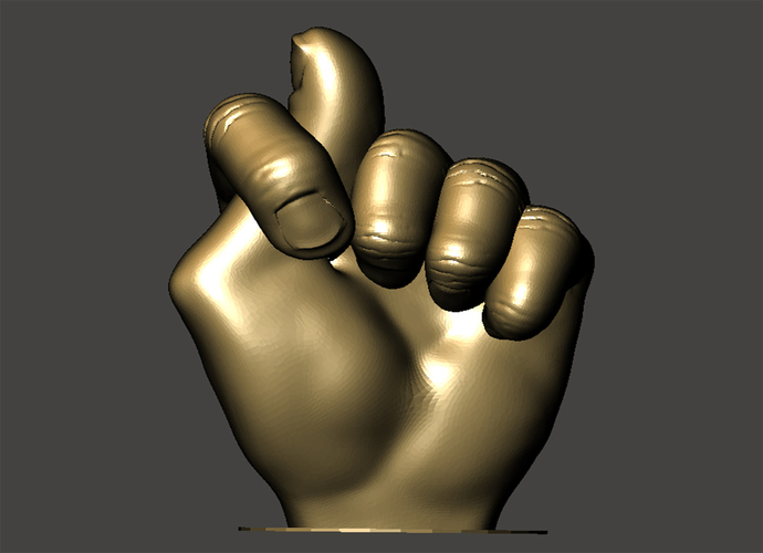 Cross-Finger 3D Print 65623