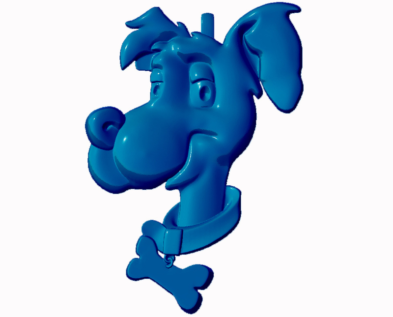 Happy Dog-Keychain