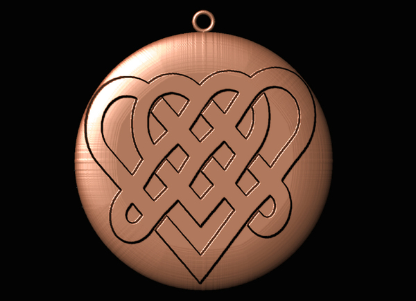 Keychain-Celtic_knot_heart