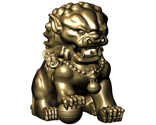 Chinese-Lion 3D Print 65664