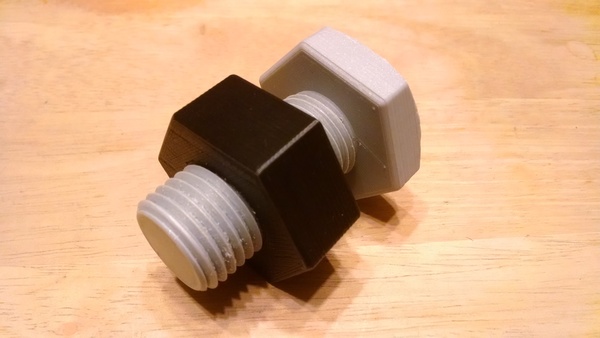 Bolt, Nut, and Wrench