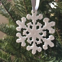 Small Snowflake Ornaments - from the Snowflake Machine - Thumbnail 2