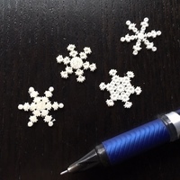 Small Micro Snowflakes - from the Snowflake Machine 3D Printing 65725