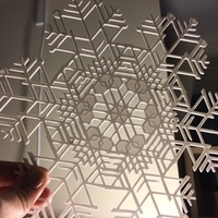 Small Huge Snowflakes - from the Snowflake Machine 3D Printing 65726