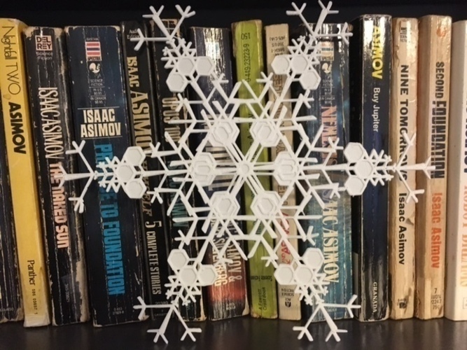 Huge Snowflakes - from the Snowflake Machine 3D Print 65731