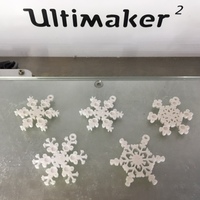 Tiny Snowflake Ornaments - from the Snowflake Machine - Thumbnail 2