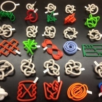 Pretzel Conformation of Knot 7_4 - Thumbnail 2