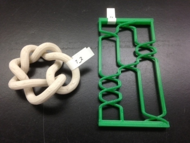 Braid Representation of Knot 7_2 3D Print 65749