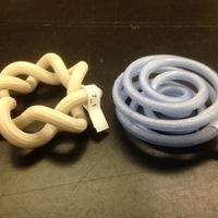 Small Torus Conformation of Knot 7_1 3D Printing 65751