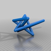 Minimal Stick Conformation of Knot 4_1 - Thumbnail 2