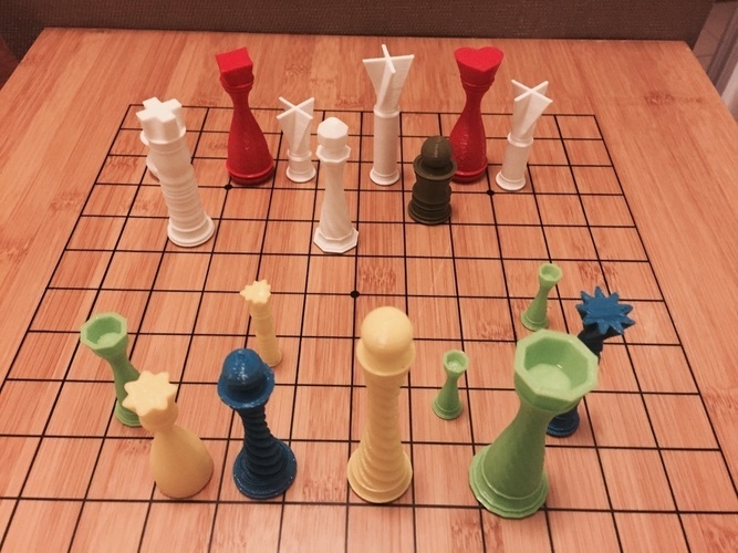 3D Printed PieceMaker - Build your own board game pieces by