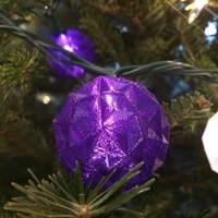 Small Polyhedral Light String Ornaments 3D Printing 65830