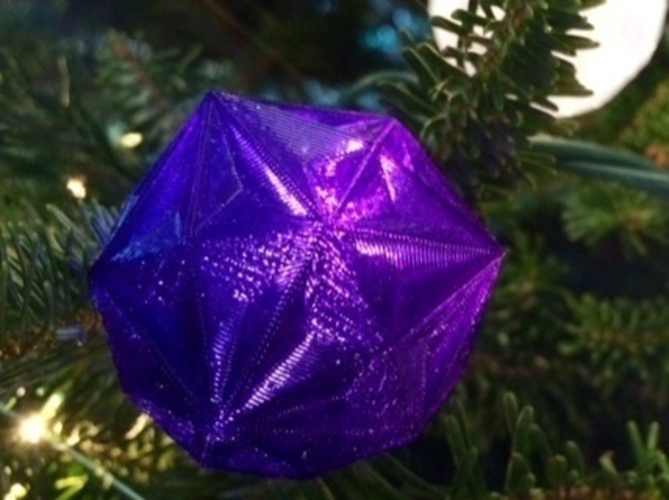 Polyhedral Light String Ornaments 3D Print 65831