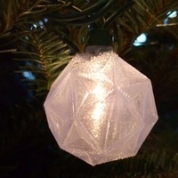 Polyhedral Light String Ornaments - Thumbnail 3