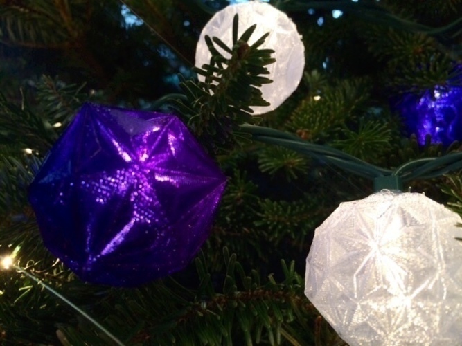 Polyhedral Light String Ornaments 3D Print 65834