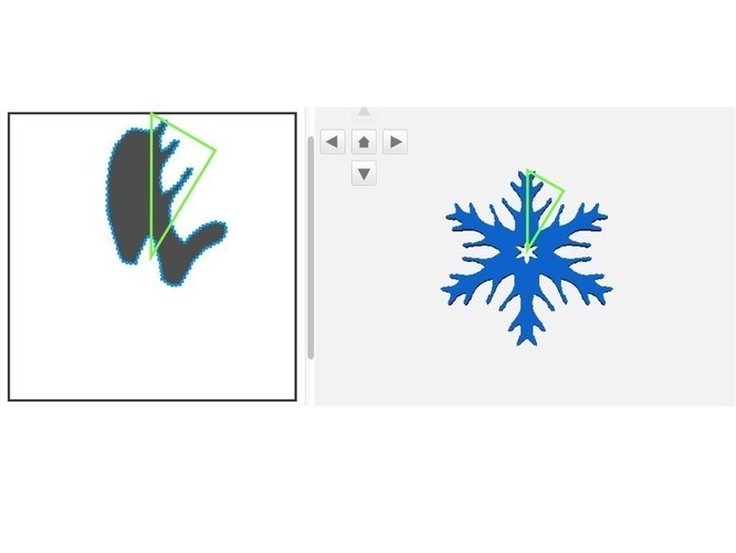 Snowflake Cutter 3D Print 65838