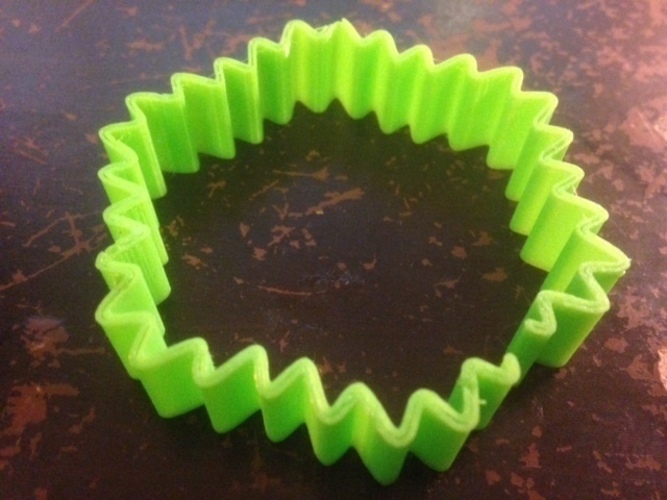 Customizable Trig Bracelet 3D Print 65844