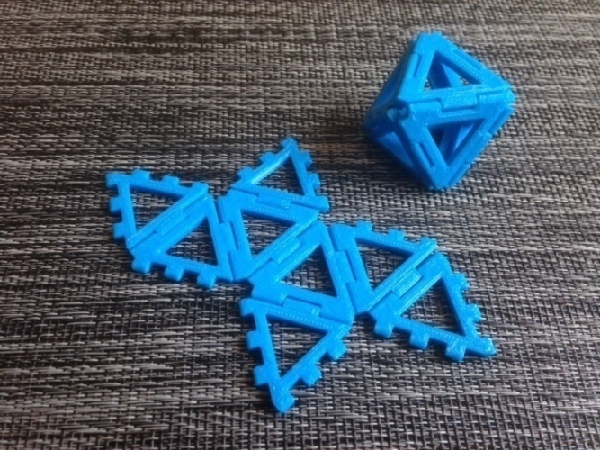 Customizable Hinged Polyhedra 3D Print 65851