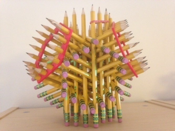 Helpers for 72-pencil sculpture 3D Print 65857