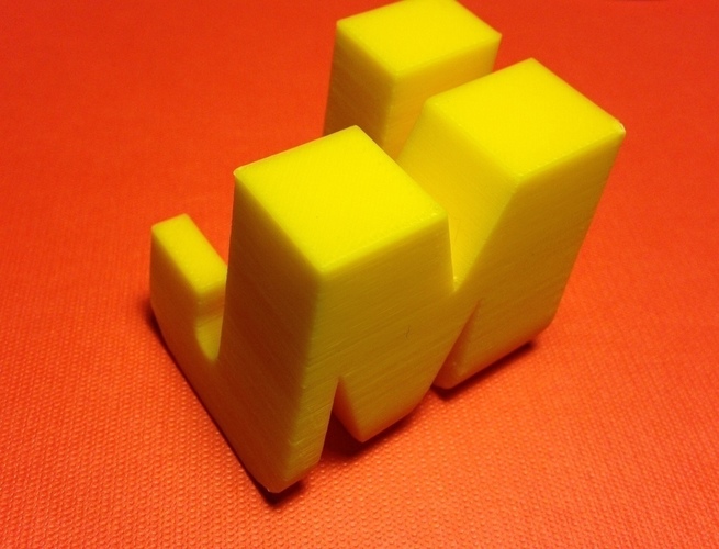 James Madison University 3D cube and logo letters 3D Print 65886