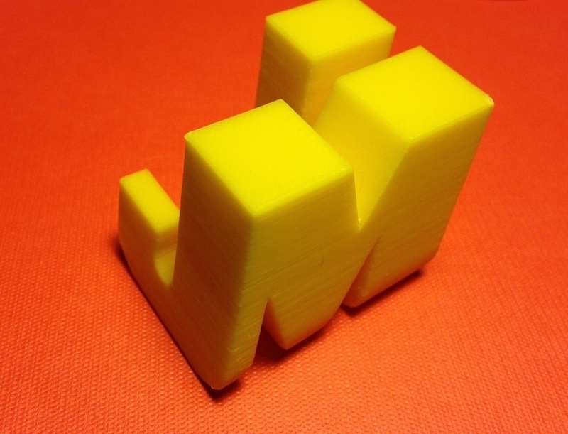 James Madison University 3D cube and logo letters