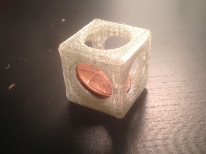 Penny Trap with TInkercad or OpenSCAD 3D Print 65888