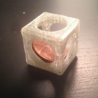 Small Penny Trap with TInkercad or OpenSCAD 3D Printing 65888