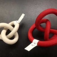 3D-printed Conformations of Knots through 7 Crossings  - Thumbnail 3