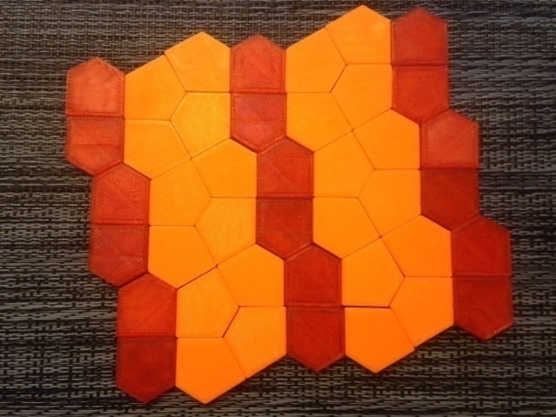 Cairo and prismatic pentagon tiles