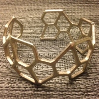 Small Pentagonal Hexacontahedron Bracelet 3D Printing 65931