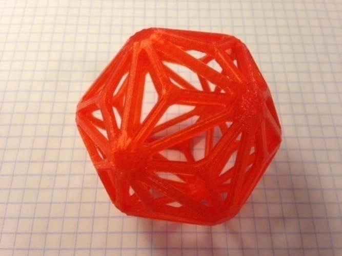 Catalan Wireframe Polyhedra 3D Print 65939