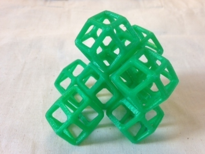 Rhombic Dodecahedron 3D Print 65944