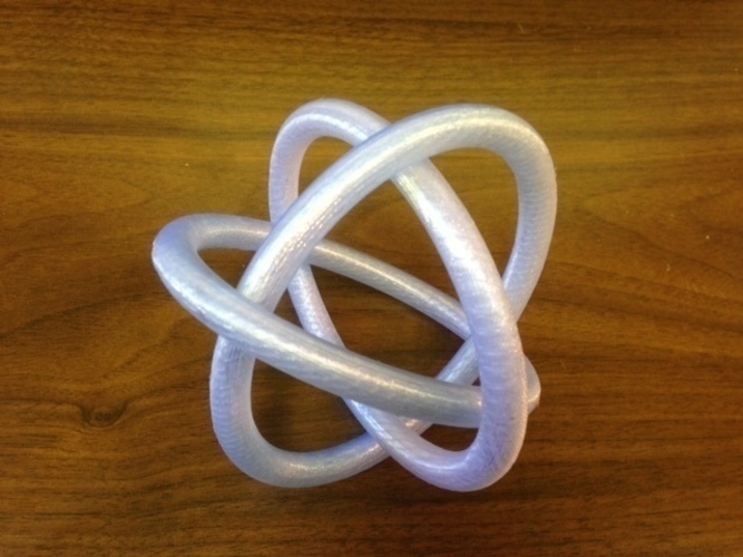 Borromean rings collection 3D Print 65961