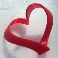 Small Mobius Heart 3D Printing 65971