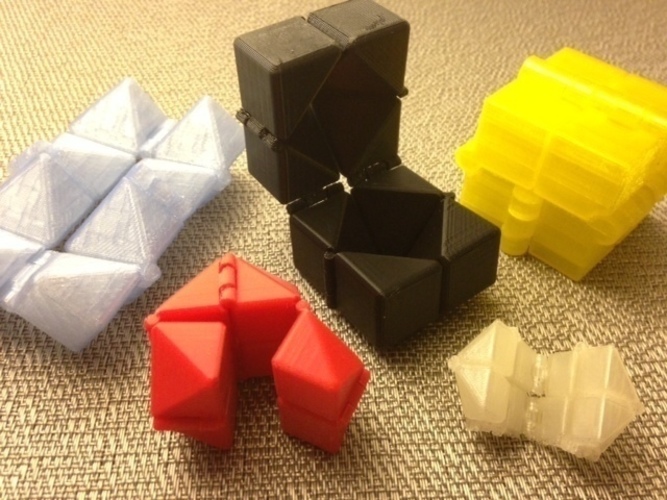Print-In-Place Fidget Cube 3D Print 65976