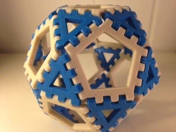 Poly-Snaps: Tiles for Building Polyhedra 3D Print 66000