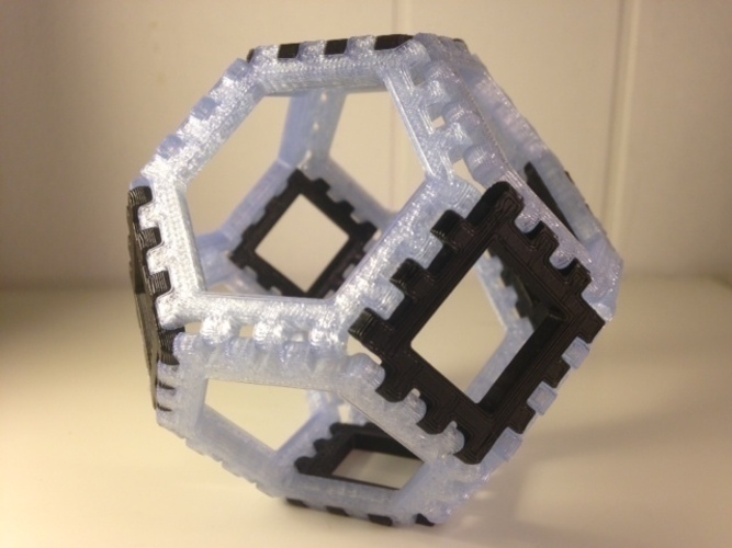 Poly-Snaps: Tiles for Building Polyhedra 3D Print 66001