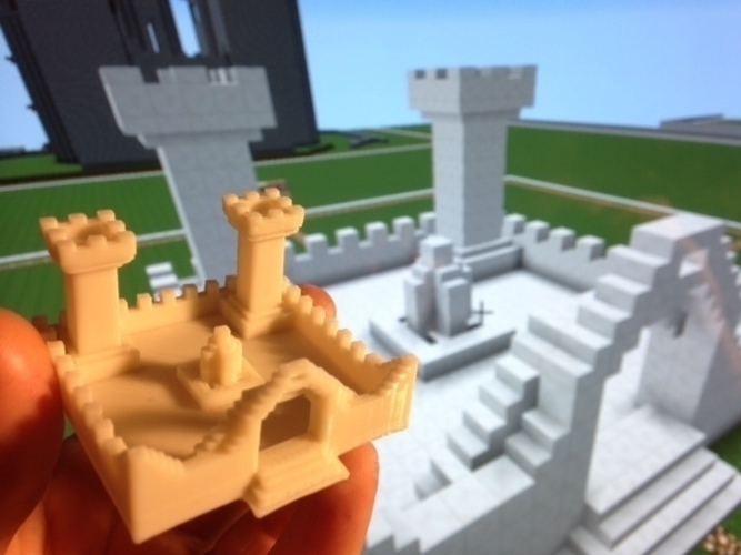 Minecraft castle 3D Print 66007