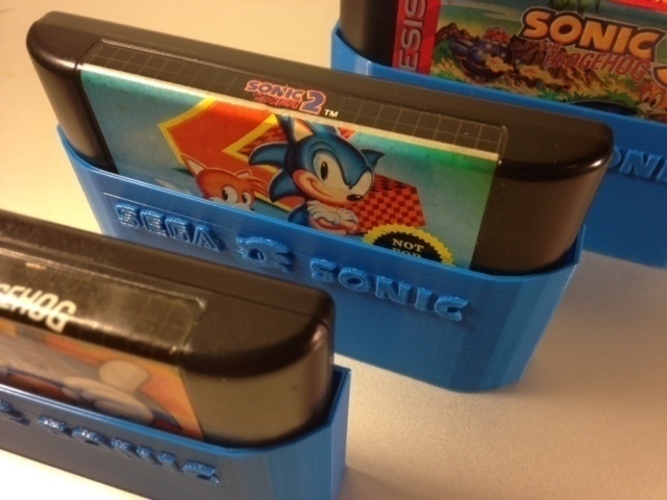 SEGA Sonic cartridge sleeves 3D Print 66008