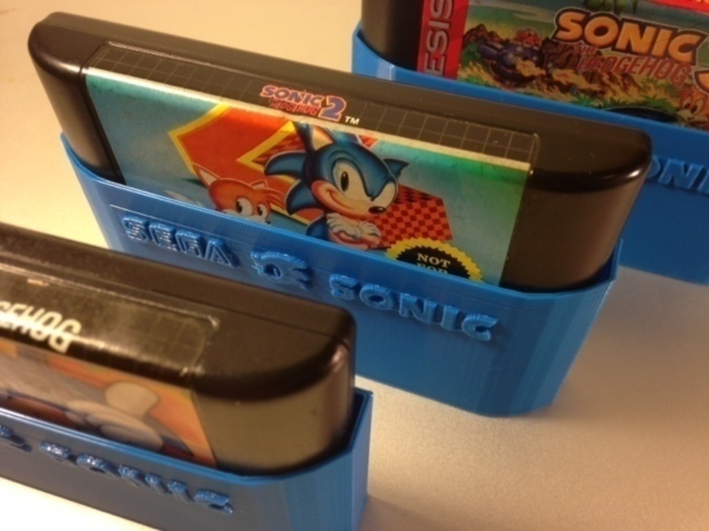 SEGA Sonic cartridge sleeves