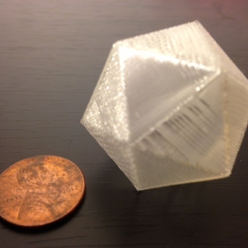 Tiny icosahedron surprise ball 3D Print 66011