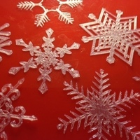 Small Snowflakes 3D Printing 66023