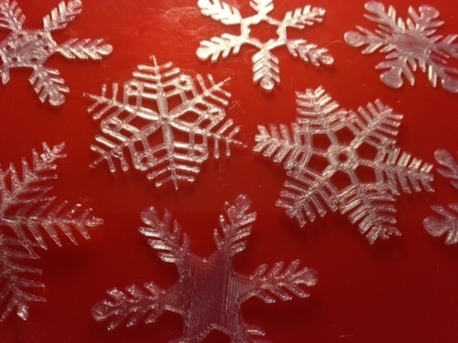 Snowflakes 3D Print 66024