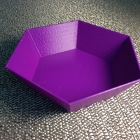 Small Quick hex bowl 3D Printing 66030