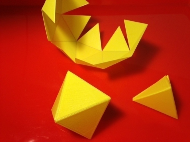 Triangular polyhedral nets 3D Print 66042