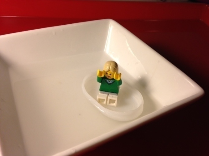 Tiny boat for LEGO minifig 3D Print 66046